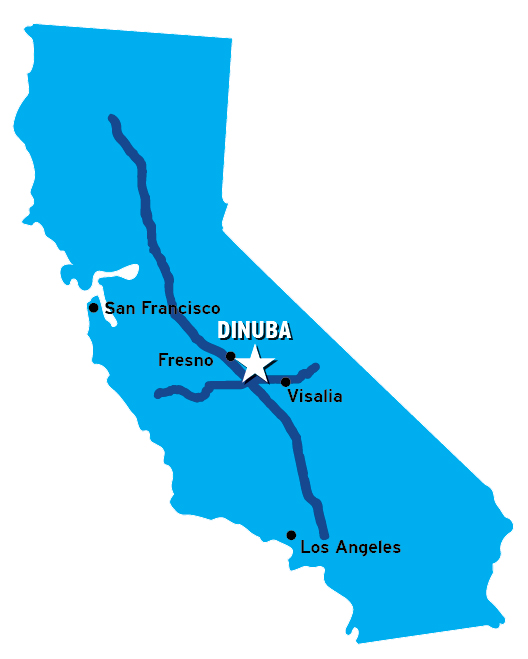 CA Map DINUBA 1 01